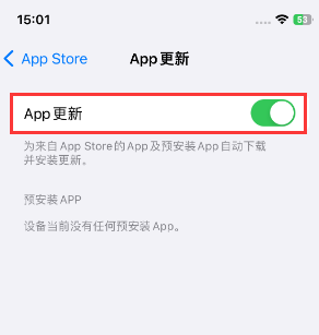 巫山苹果15维修中心如何让iPhone15APP自动更新