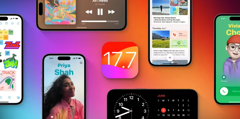 巫山苹果手机维修分享苹果 iOS / iPadOS 17.7.1 正式版推送 